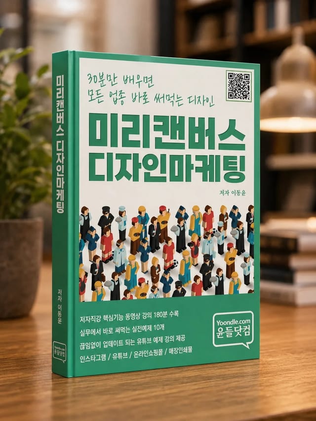 미리캔버스 디자인마케팅 책 목업 이미지